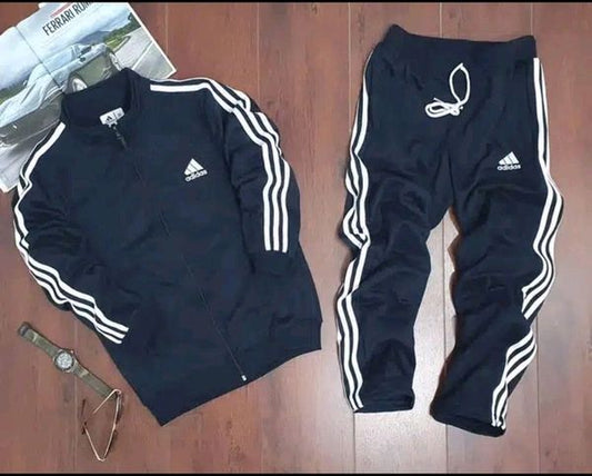 High Quality Adidas tracksuit lycra (Grey)