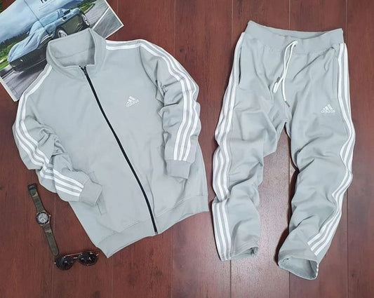 High Quality Adidas tracksuit lycra (Grey)