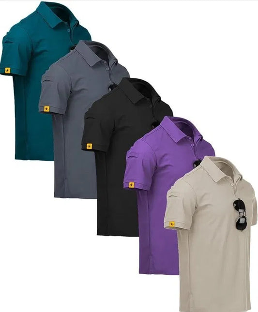 High quality Polo Neck T-shirts (Pack of 5)