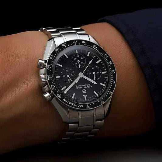 Premium BD Men Silver Stainless Steel Strap Watch