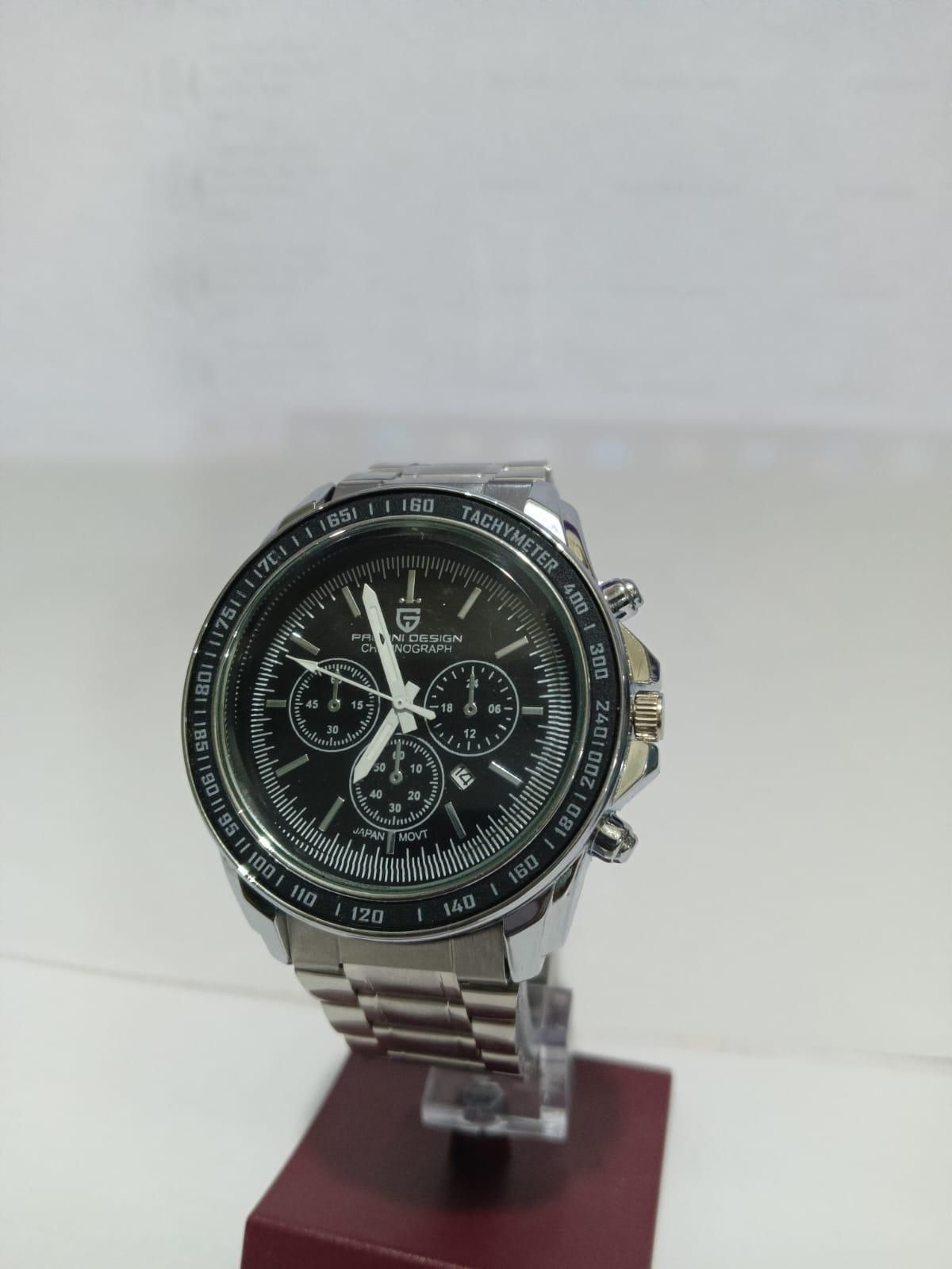 Premium BD Men Silver Stainless Steel Strap Watch