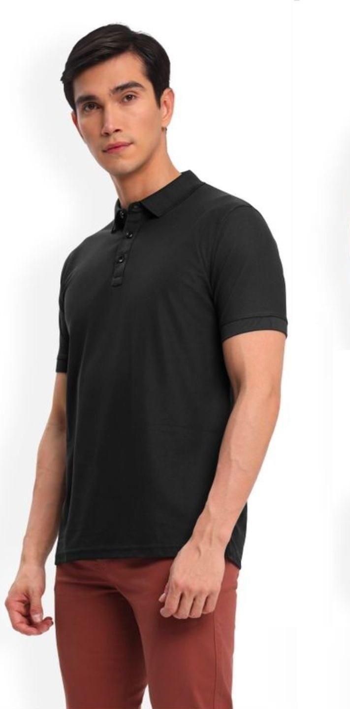 High quality Poly Cotton Solid Half Sleeves Mens Polo T-shirt (Pack of 3)